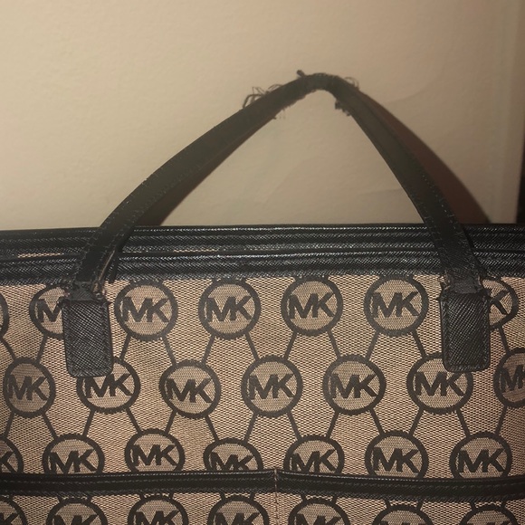 Brown & black Michael Kors logo purse - Picture 4 of 5